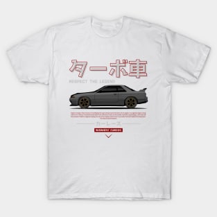 Silver JDM GTR R32 Legend T-Shirt